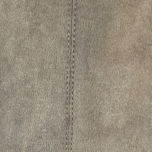 Elie Tahari Flare Faux Leather Skirt - Olive Green - Size 12 - - Picture 7 of 13